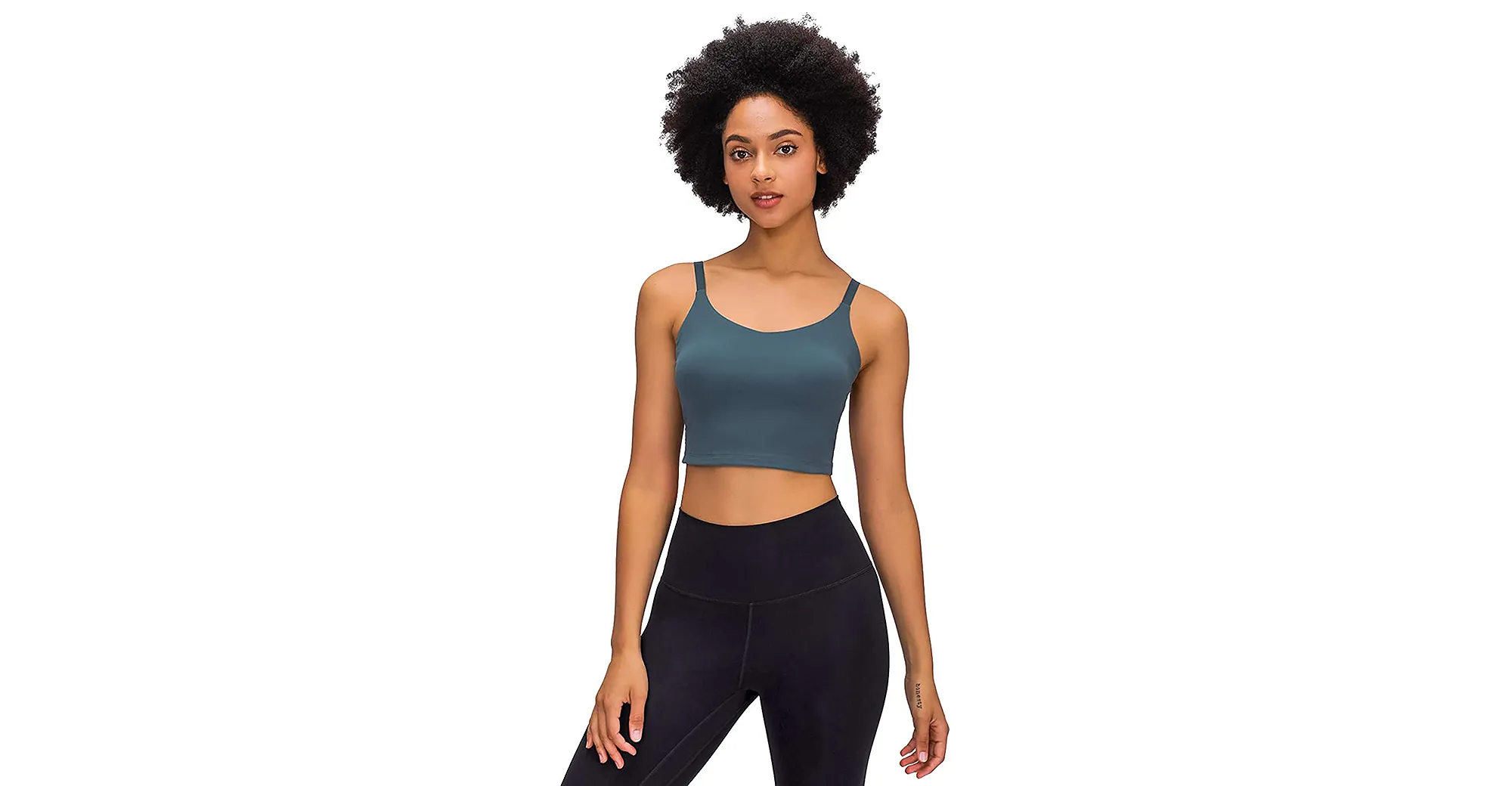 Lavento Longline Cami Crop Yoga Tank Top