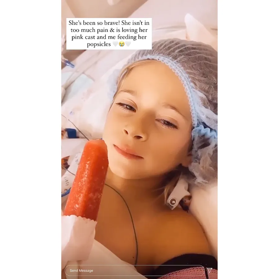 Amanda Stanton Daughter Charlie Has Surgery After Fracturing Arm