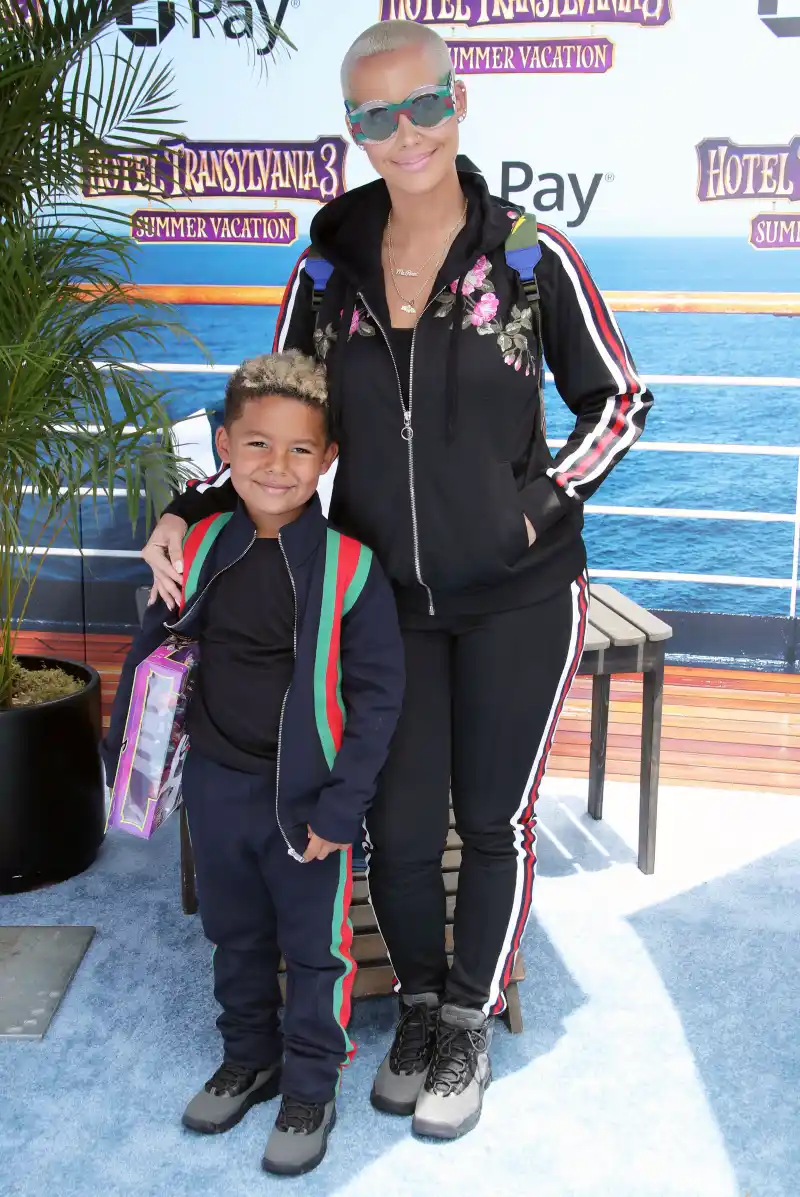 Amber Rose and Wiz Khalifa Are ‘Really Good’ at Coparenting Son Sebastian