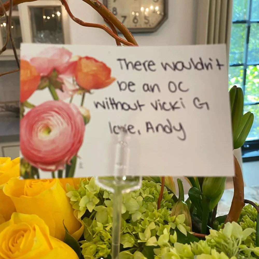 Andy Cohen Sends Vicki Gunvalson Flowers Ahead of &lsquo;RHOC&rsquo; Season 15 Premiere