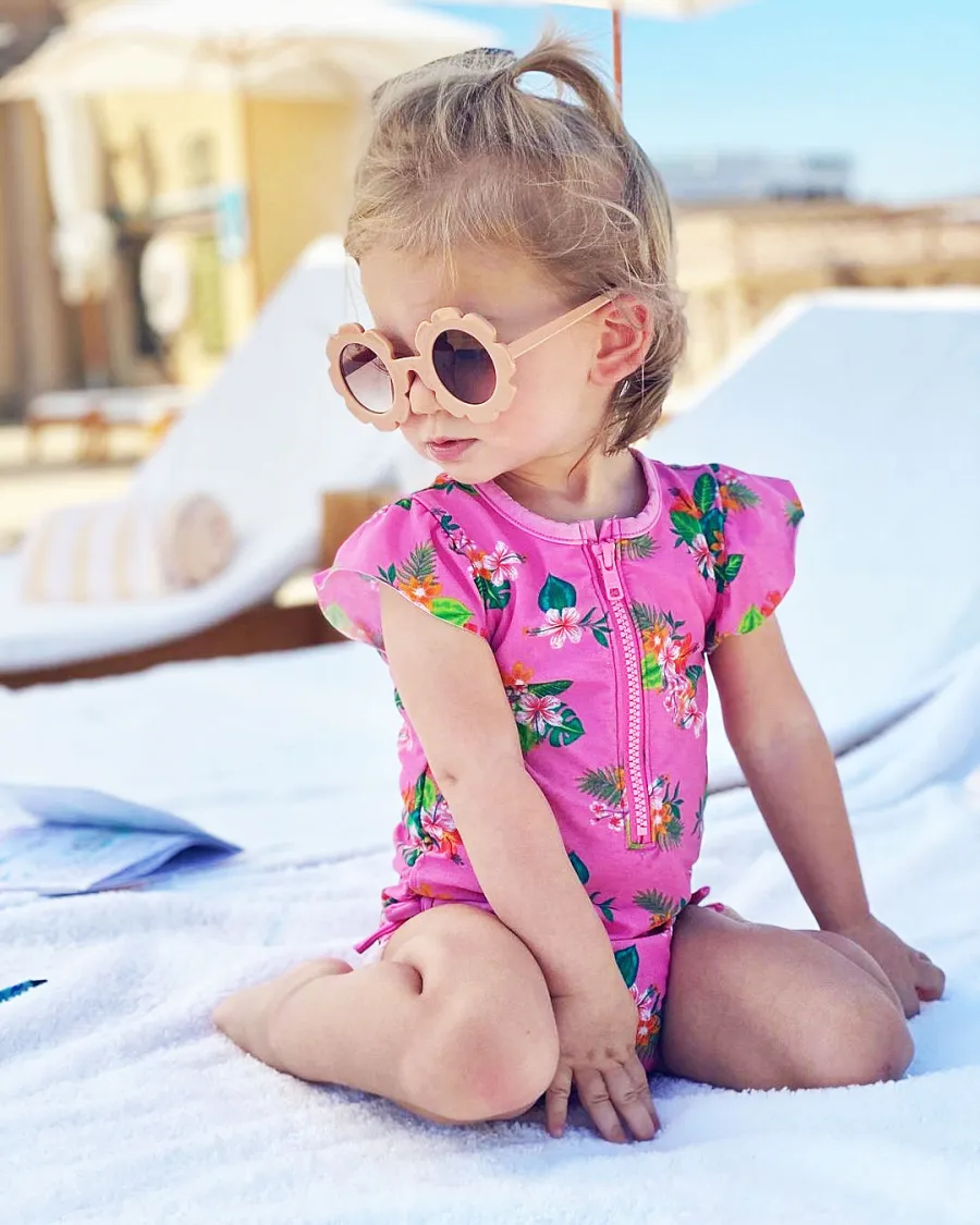 Arie Luyendyk Jr and Lauren Burnham Daughter Alessi Is a Mood Playing Poolside