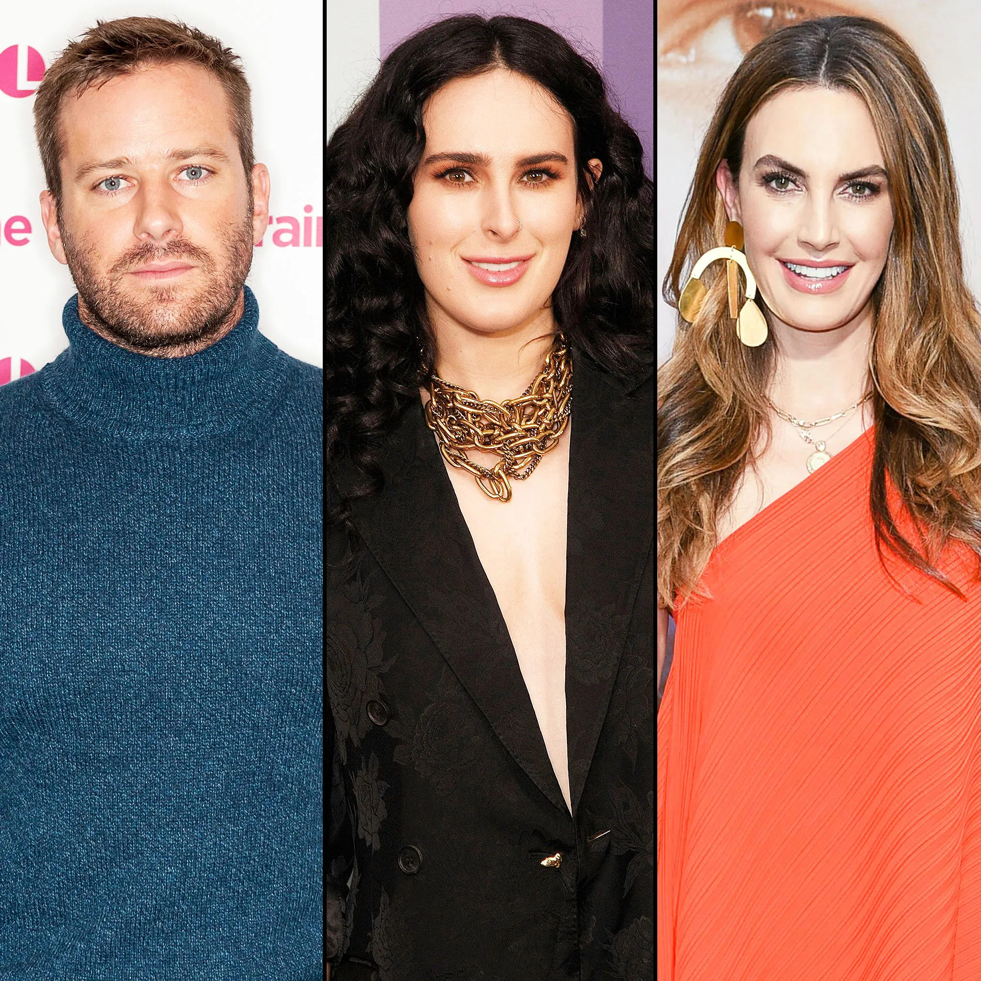 Armie Harmer Has Had Flings With Rumer Willis Jessica Ciencin and Courtney Vucekovich Amid Elizabeth Chambers Divorce