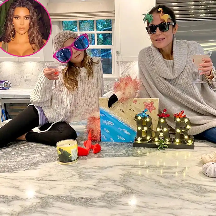 Bethenny Frankel Daughter Bryn Mock Kim Kardashian Private Island Getaway