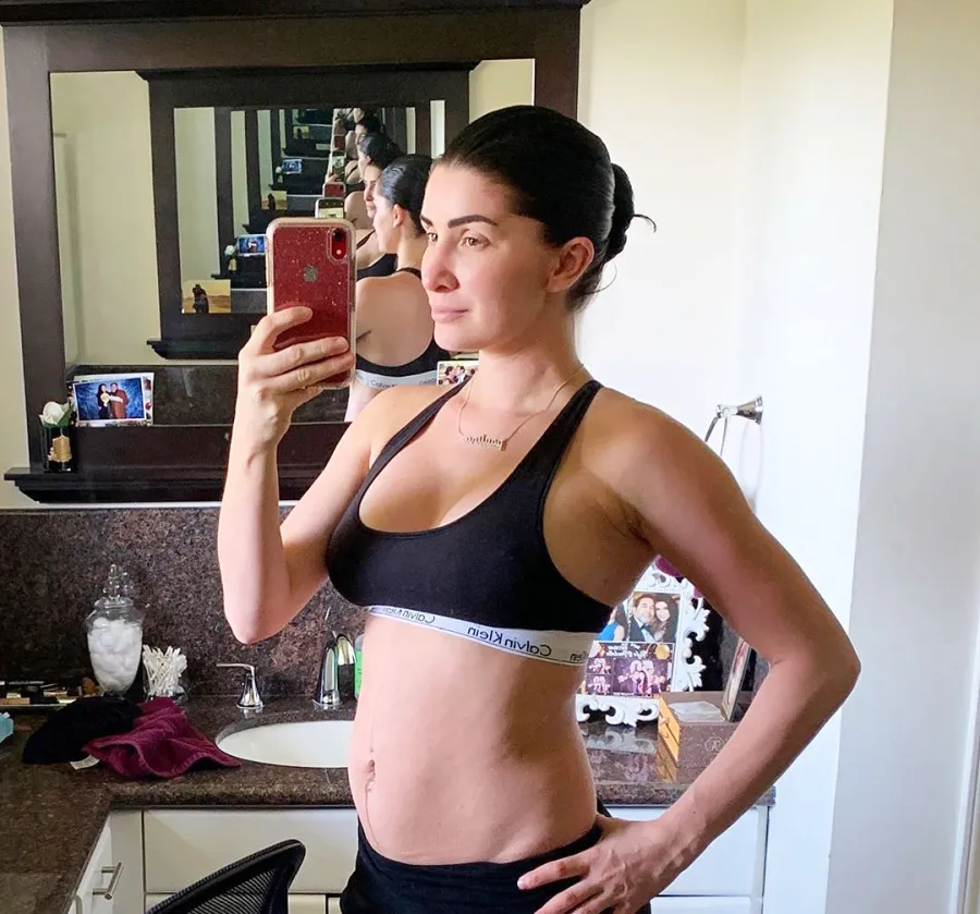 Brittany Nassif Celebrity Moms Debut Postpartum Bodies Days After Giving Birth