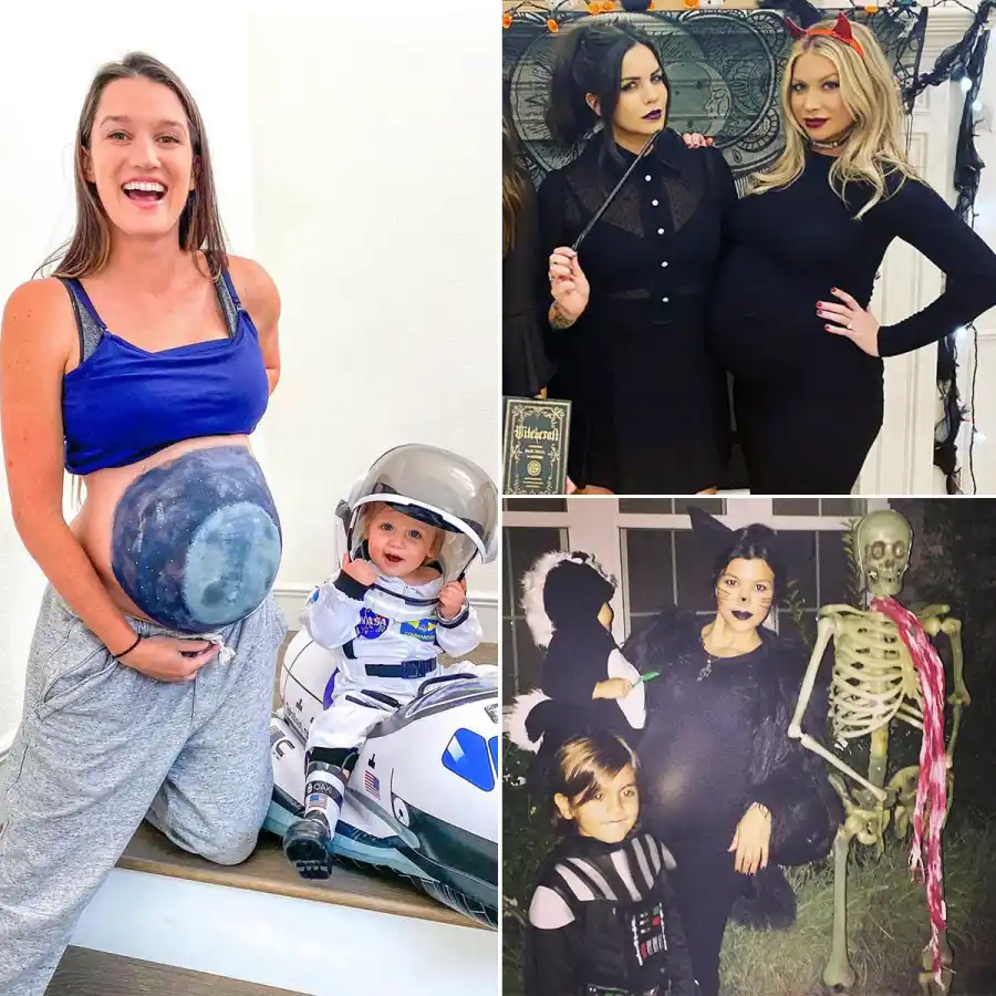 Celebs Pregnant Baby Bumps Halloween