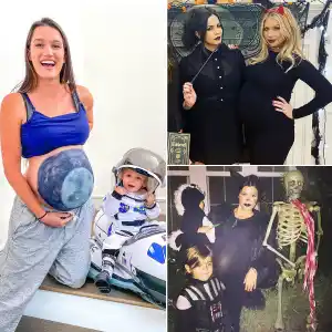 Celebs Pregnant Baby Bumps Halloween