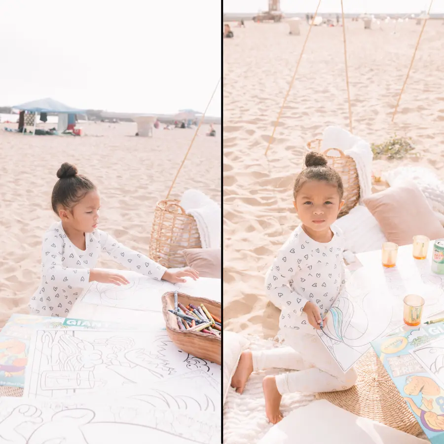 Cheyenne Floyd Ryder Teen Mom OG Drawing on The Beach