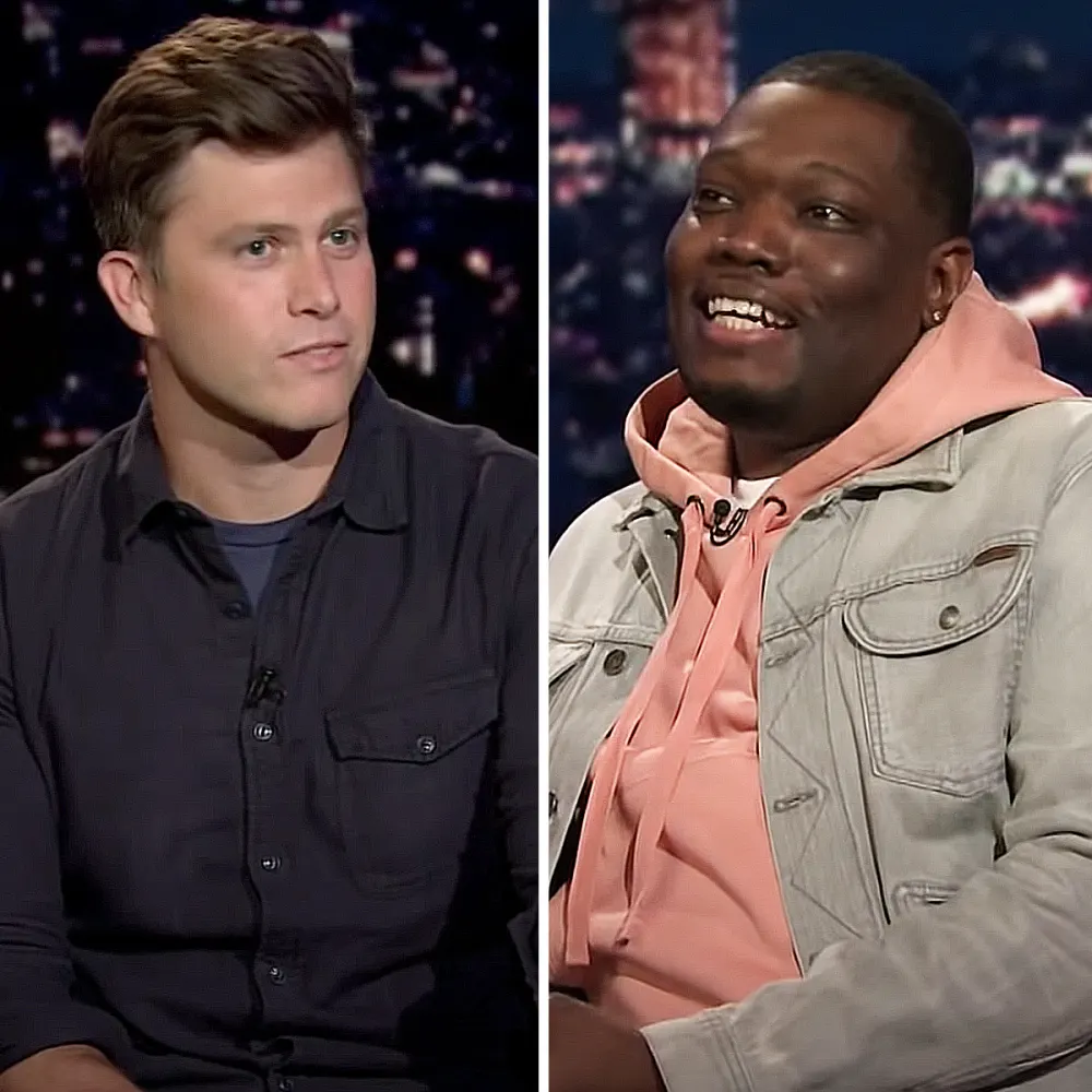 Colin Jost and Michael Che SNL&rsquo;s COVID Table Read Felt Like a Podcast