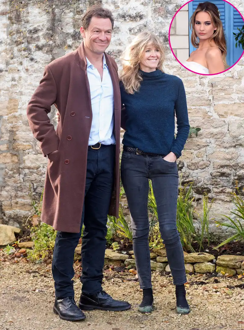 Dominic West and Catherine FitzGerald Joint Statement Lily James