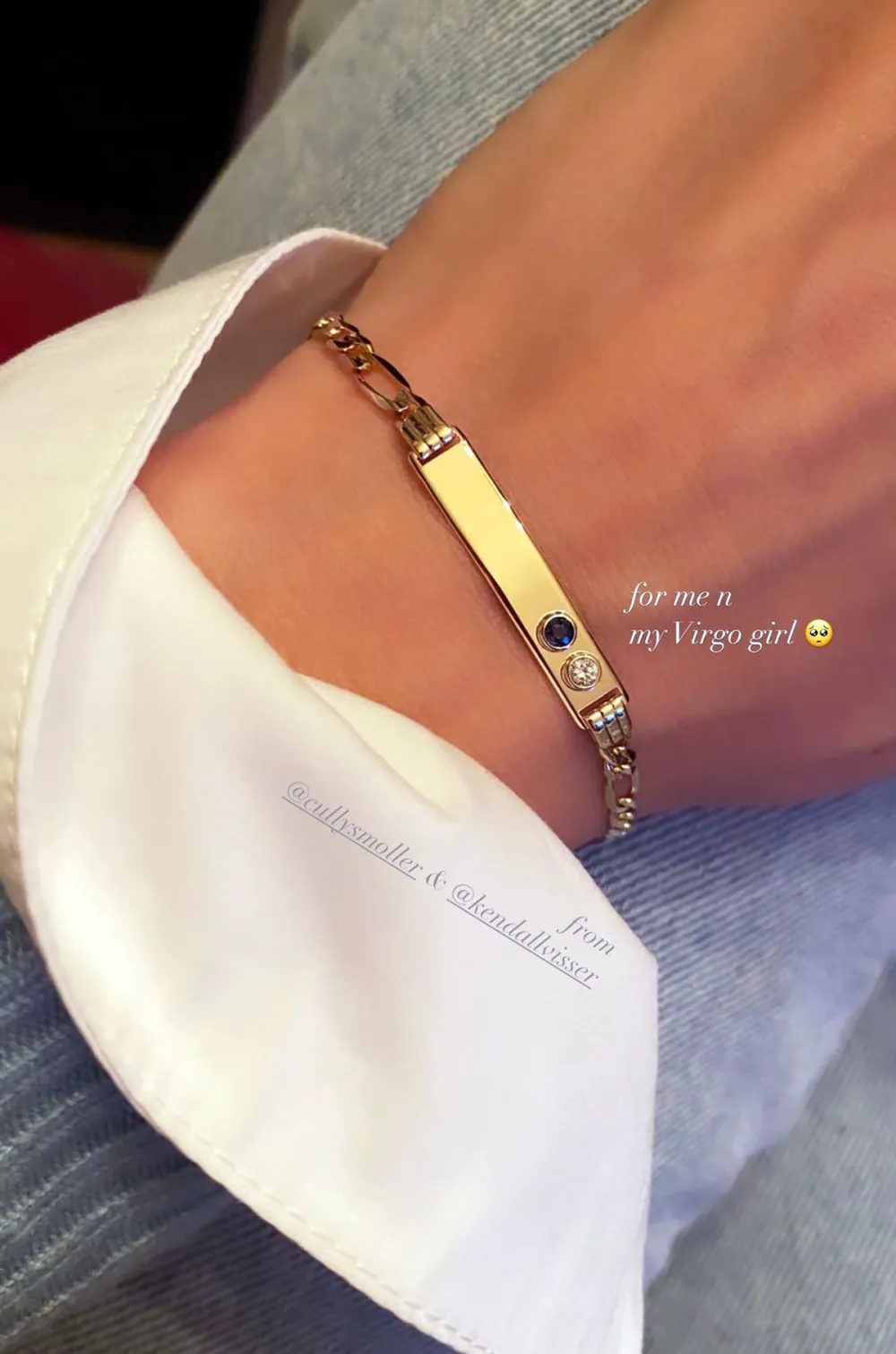 Gigi Hadid Shows Off a Birthstone Bracelet in Honor of Her 'Virgo Girl'