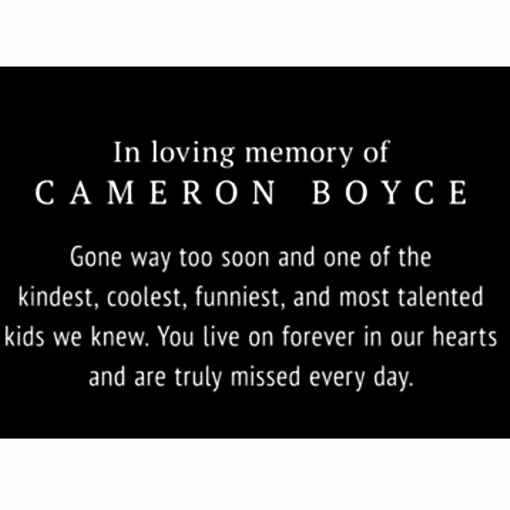 How Adam Sandler Honors Late Cameron Boyce New Movie Hubie Halloween