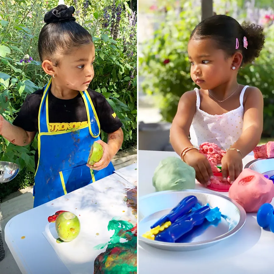 Stormi Webster and True Thompson Inside the Kardashian Jenner Kids First Day of Preschool