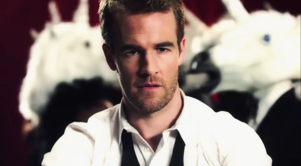James Van Der Beek&rsquo;s Kids Hilariously React to His Appearance in Kesha&rsquo;s Blow Music Video p
