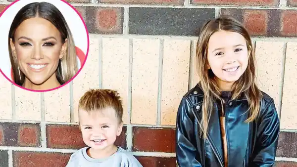 Jana Kramer Children Jace and Jolie Back To School Photo