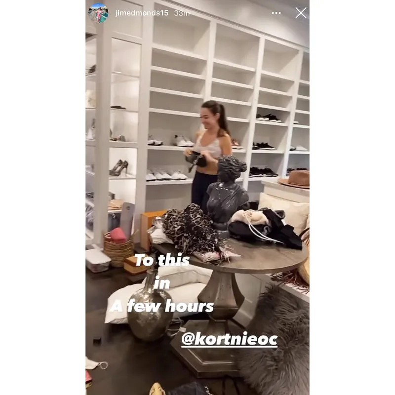 Jim Edmonds Girlfriend Kortnie OConnor Moves Her Clothes Into Closet Meghan King Designed Before Split