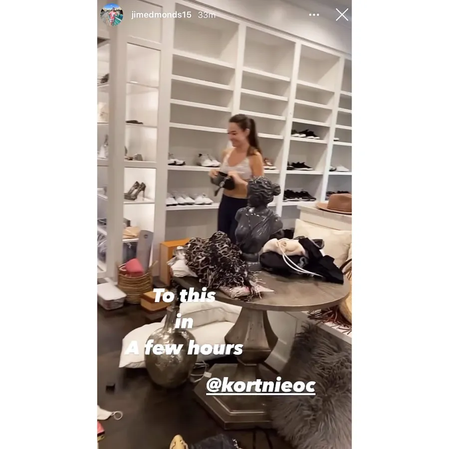 Jim Edmonds Girlfriend Kortnie OConnor Moves Her Clothes Into Closet Meghan King Designed Before Split