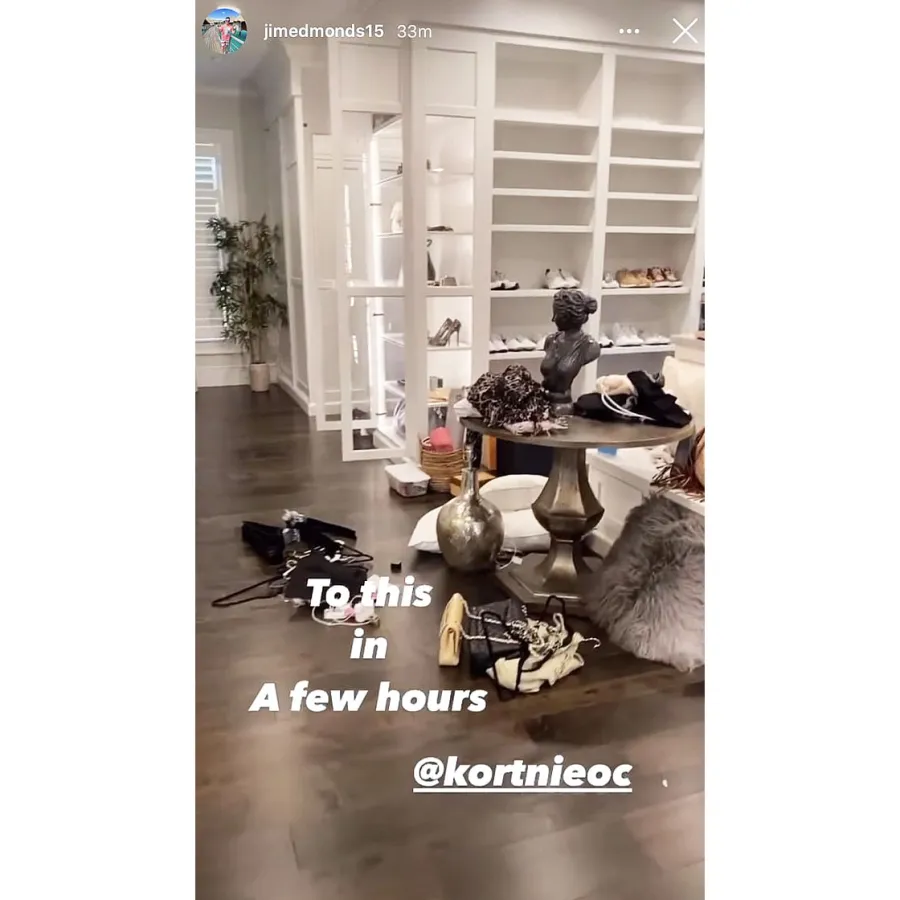 Jim Edmonds Girlfriend Kortnie OConnor Moves Her Clothes Into Closet Meghan King Designed Before Split