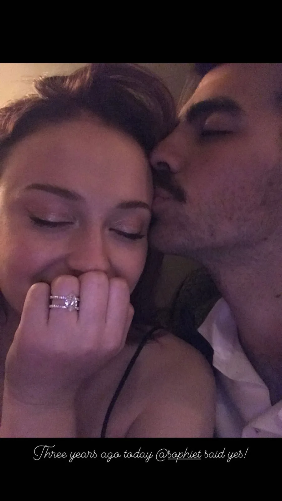 Joe Jonas and Sophie Turner Timeline Flashback Ring
