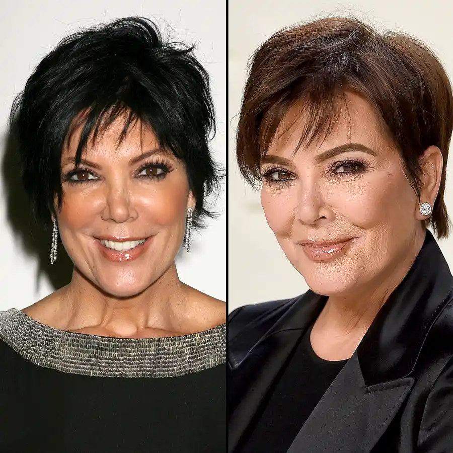 Kris Jenner Keeping Up With the Kardashians Cast Season 1 Season 19 Then Now