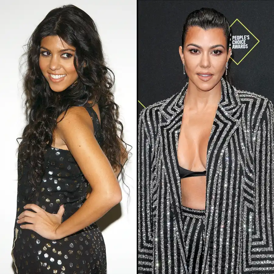 Kourtney Kardashian Keeping Up With the Kardashians Cast Season 1 Season 19 Then Now