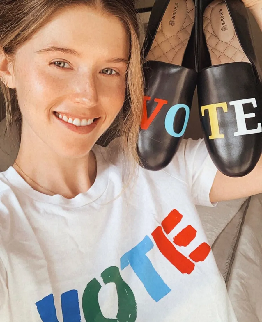 Katherine Schwarzenegger Supporting Birdies VOTE Collection