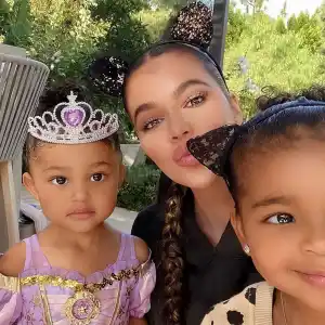 Khloe Kardashian Paints Pumpkins With Kardashian-Jenner Kids: Halloween Party Pics