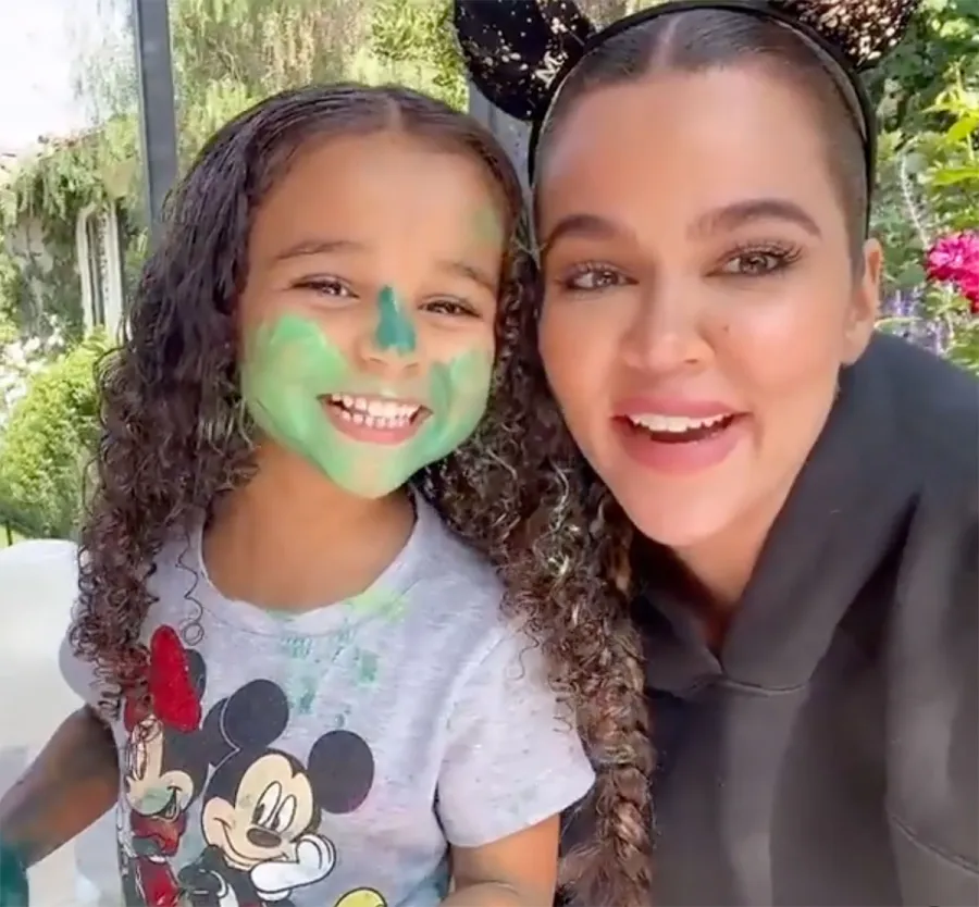 Khloe Kardashian Paints Pumpkins With Kardashian-Jenner Kids: Halloween Party Pics