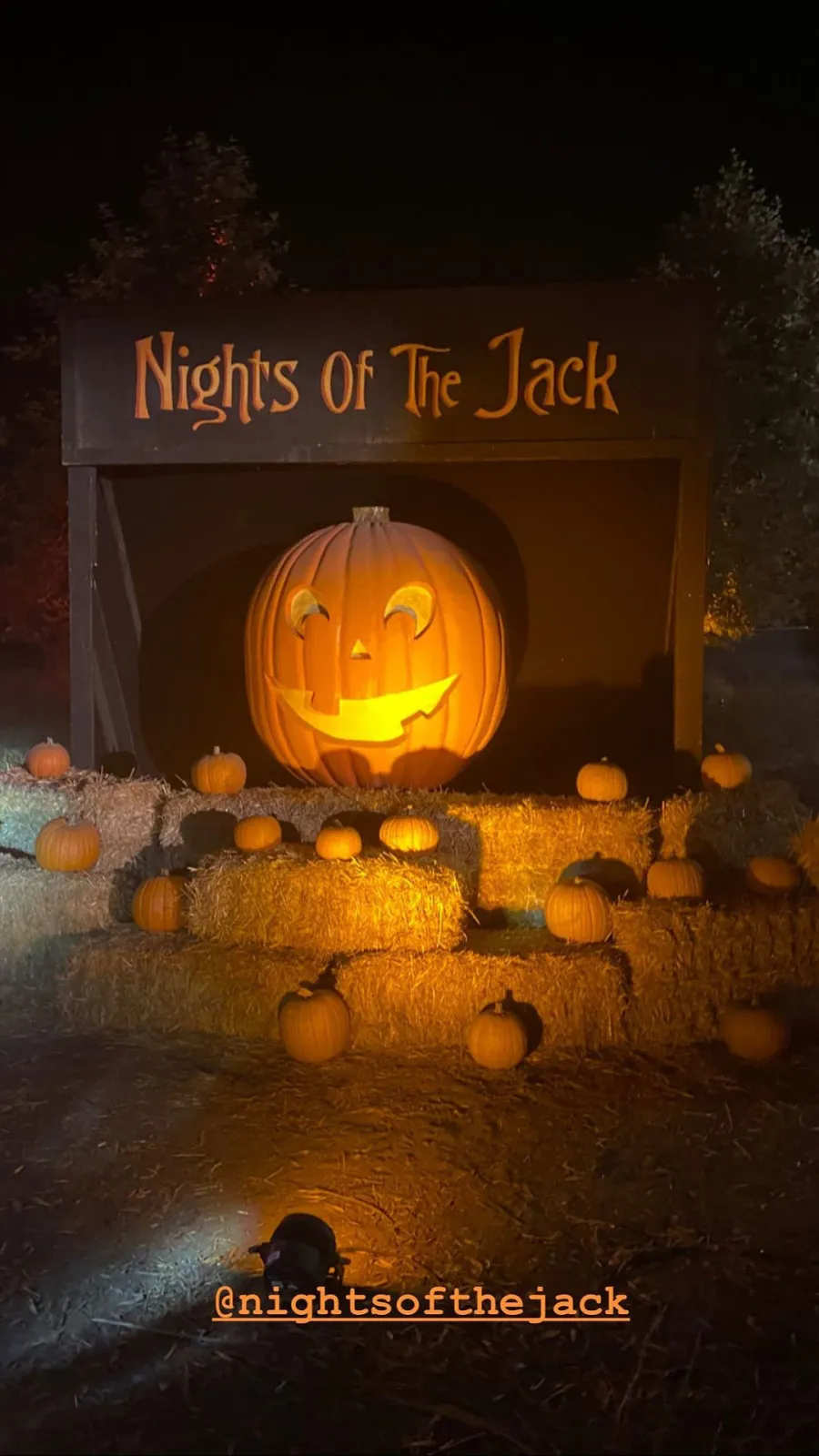 Kim Kardashian Drives Through Creepy Halloween Maze With Kids