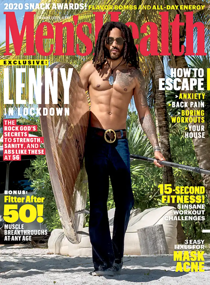 November 2020 Mens Health Lenny Kravitz Immediately Formed Bond With Lisa Bonet Husband Jason Momoa
