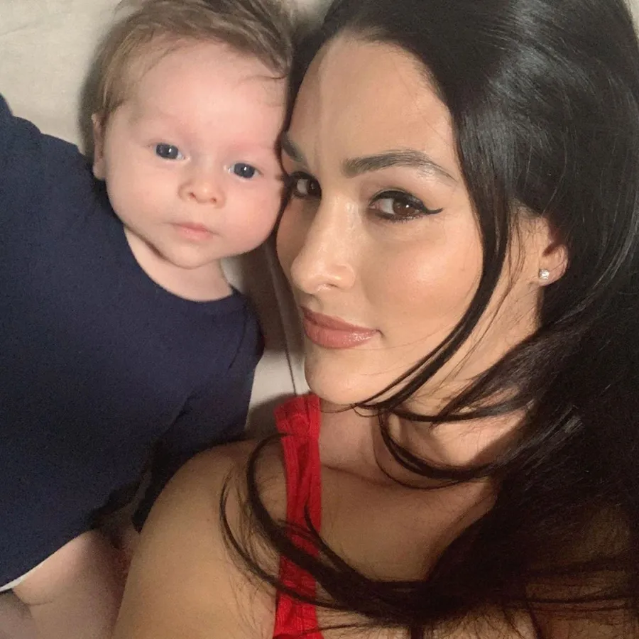 Nikki-Bella-Son-Matteo-Looks-Like-Dad-Artem-Chigvintsev-in-Sweet-Selfies