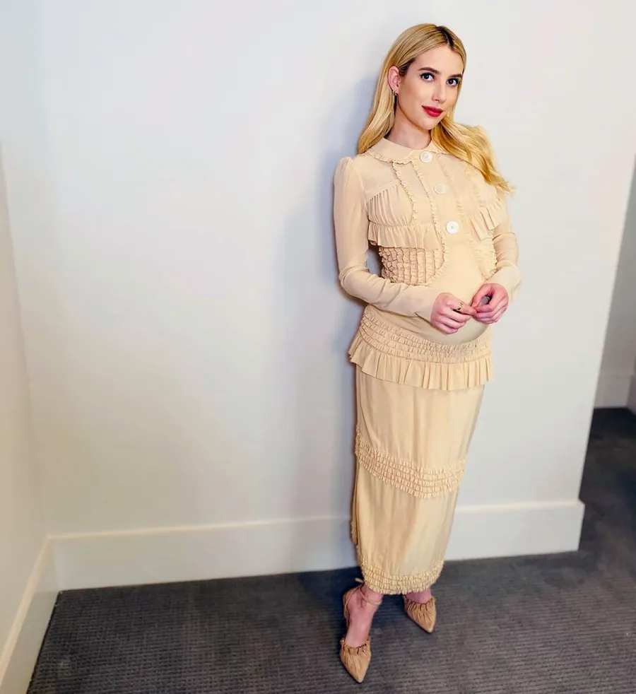 Going Glam! See Pregnant Emma Roberts’ Baby Bump Pics Ahead of 1st Child