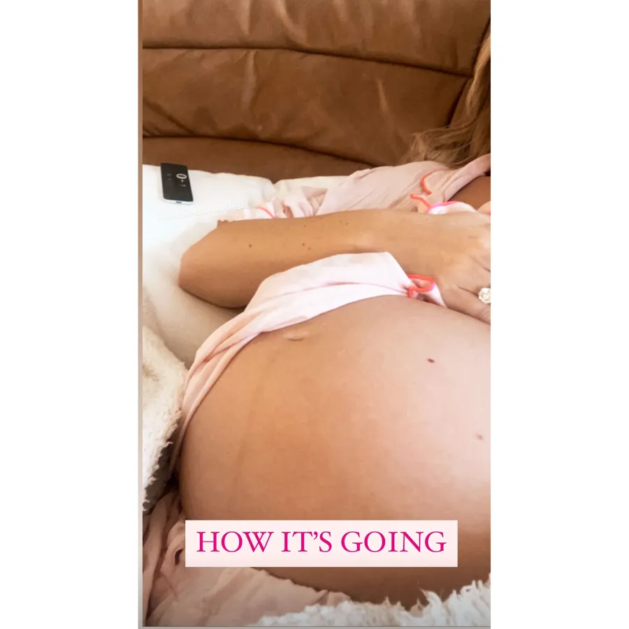 Pregnant Stassi Schroeder Baby Bump How Its Going