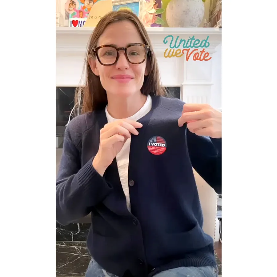 Stars Voting Elections Jennifer Garner