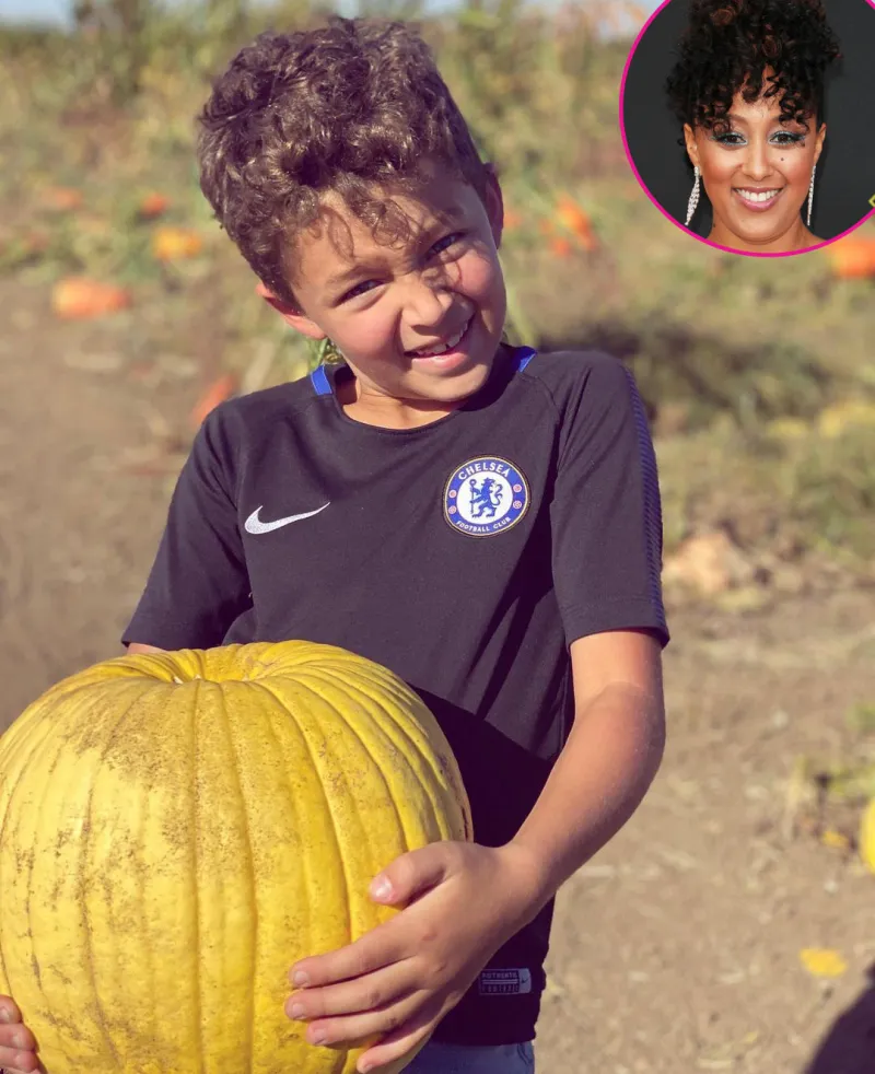 Tamera Mowry's Son and More Celeb Kids Visiting Pumpkin Patches p