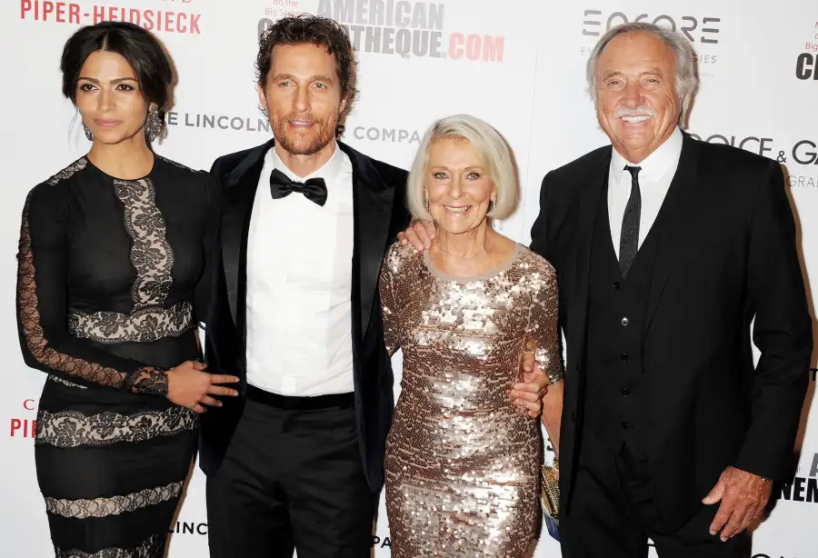 Camila Alves Matthew McConaughey and His Parents Things We Learned About Matthew McConaughey in His New Book Greenlights