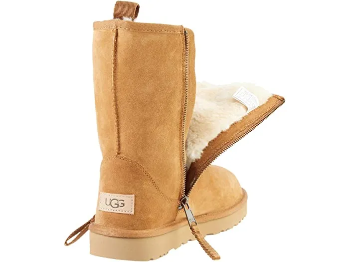 UGG&nbsp;Classic Short Dual Zip Boot (Chestnut)