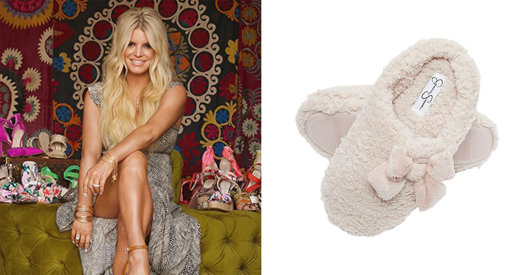 Jessica Simpson Plush Marshmallow Slide-On House Slipper