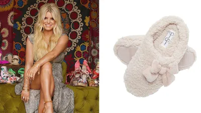 Jessica Simpson Plush Marshmallow Slide-On House Slipper