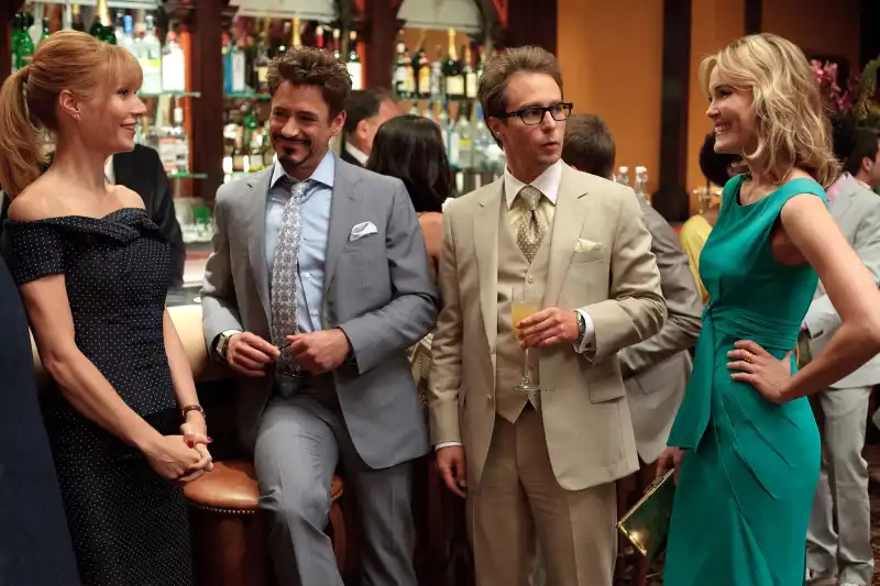 2010 Iron Man 2 Sam Rockwell and Leslie Bibb Relationship Timeline