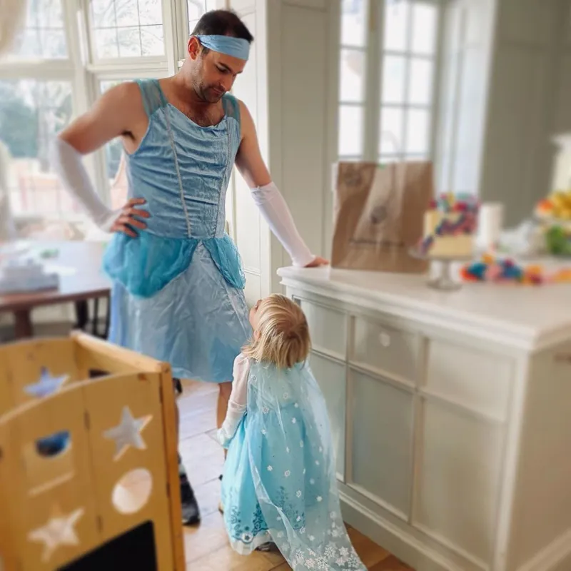 Andy Roddick Stevie Roddick Blue Princess Dress