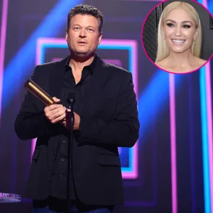 Blake Shelton Gives Sweet Shout Out to Fiancee Gwen Stefani E! People's Choice Awards 2020