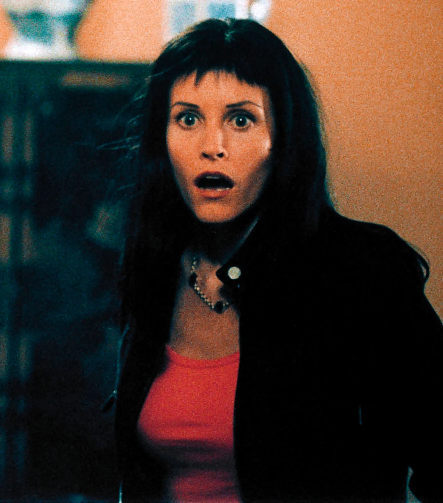 Courtney Cox Makes Fun of 'Scream' Bangs in a Hilarious Halloween Costume