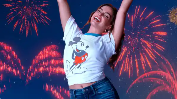 Addison Rae Duets Mickey Mouse on TikTok for the AE x Disney Holiday Collab