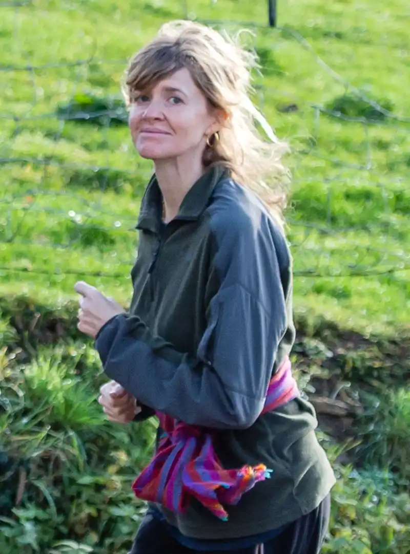 Dominic West and Wife Catherine FitzGerald Go for a Run Together