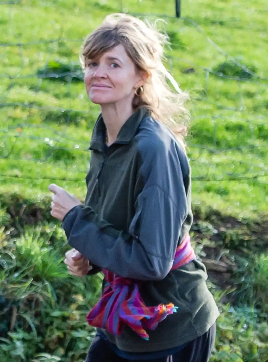 Dominic West and Wife Catherine FitzGerald Go for a Run Together