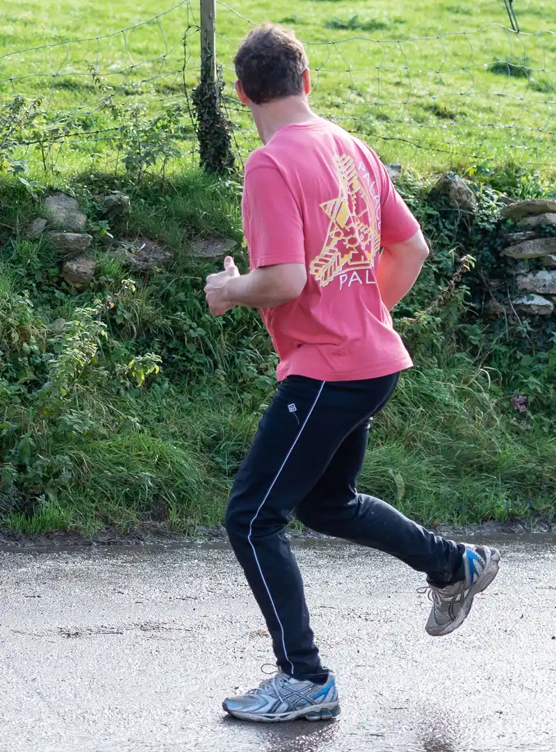 Dominic West and Wife Catherine FitzGerald Go for a Run Together