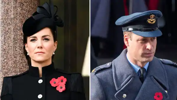 Duchess Kate, Prince William and More Royals Join Queen Elizabeth II at Remembrance Day Ceremony