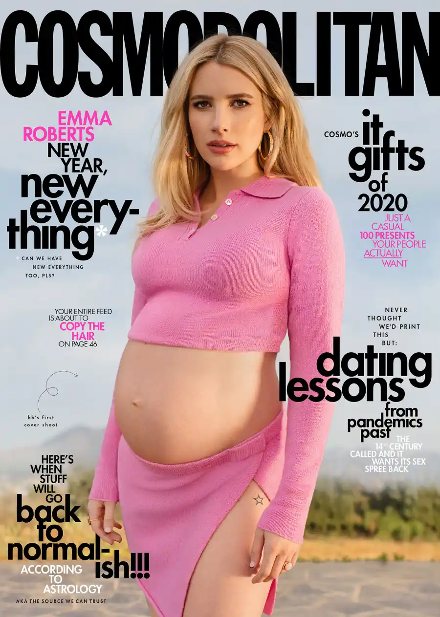 Emma Roberts December January 2020 2021 Cosmopolitan