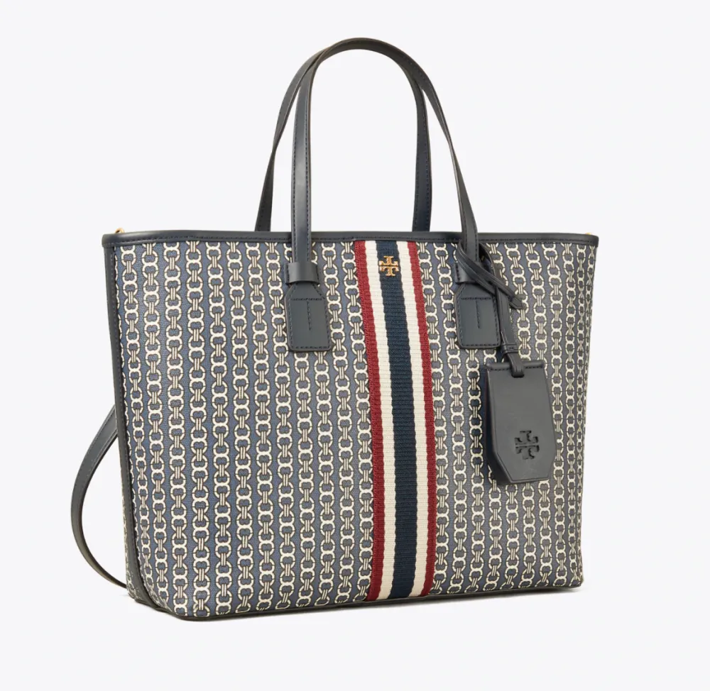 Gemini Link Canvas Small Top-Zip Tote Bag