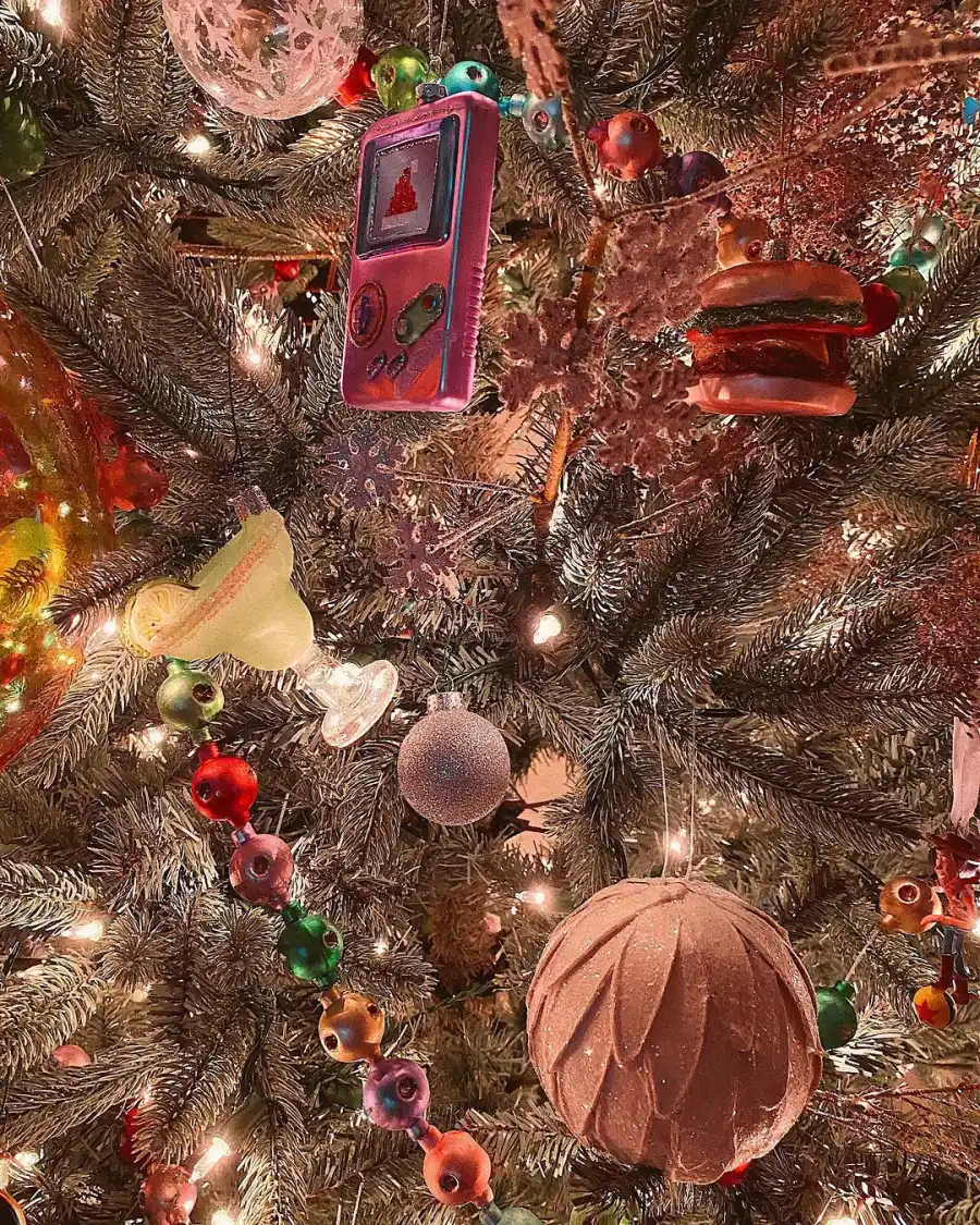 Gigi Hadid Shares Sweet Photos Cradling Her Daughter Christmas Decorations